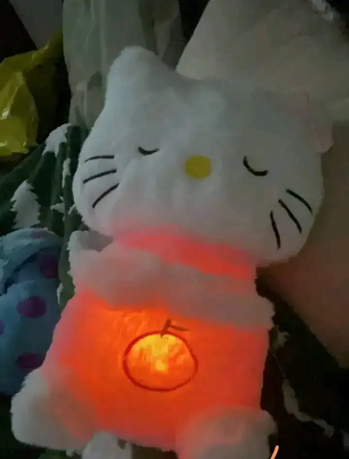 Peluches que respiran con sonido