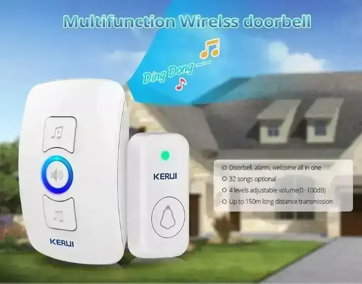 Timbre inalámbrico impermeable para casa 4