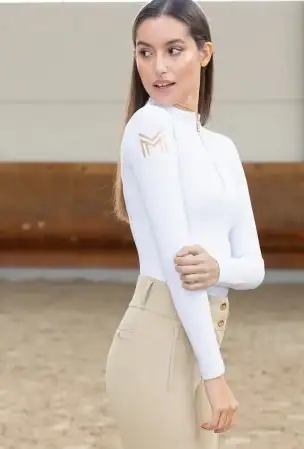 POLO MANGA LARGA MUJER 🏇 3