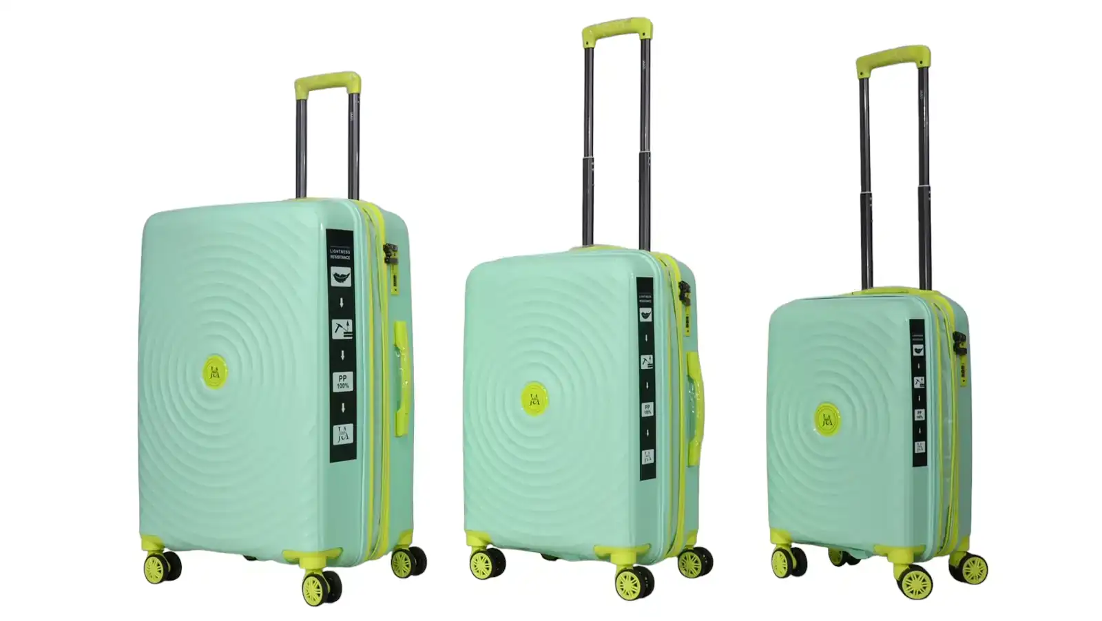 SET DE 3 PIEZAS COLOR VERDE AGUA
