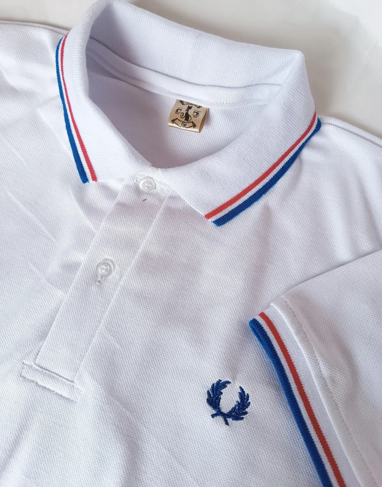 Camisa polo blanca talla S