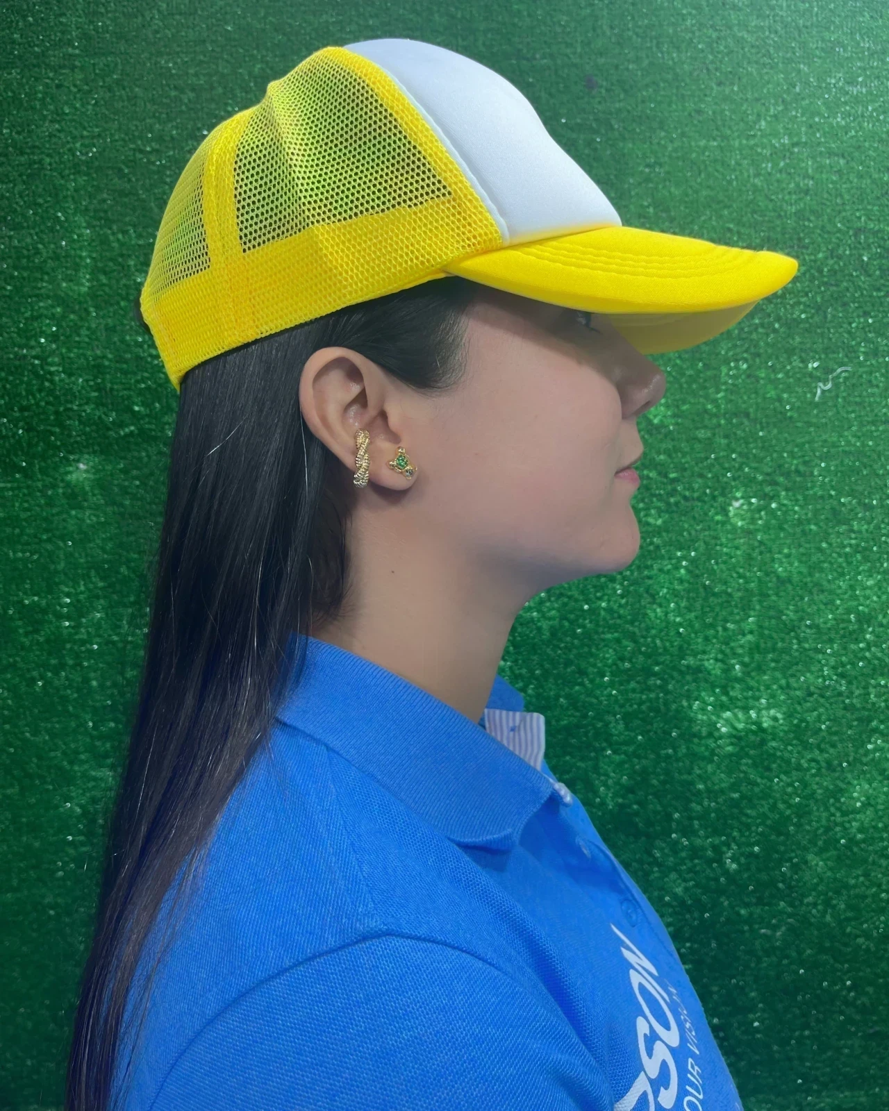 Gorra En Malla Frente Blanco 3