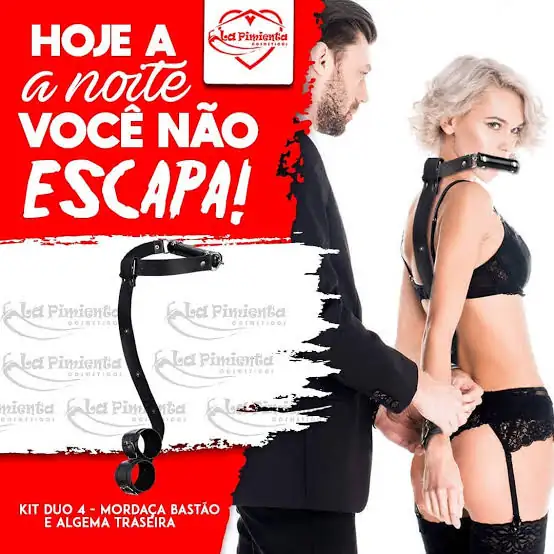 Algemas traseira com mordaça  2