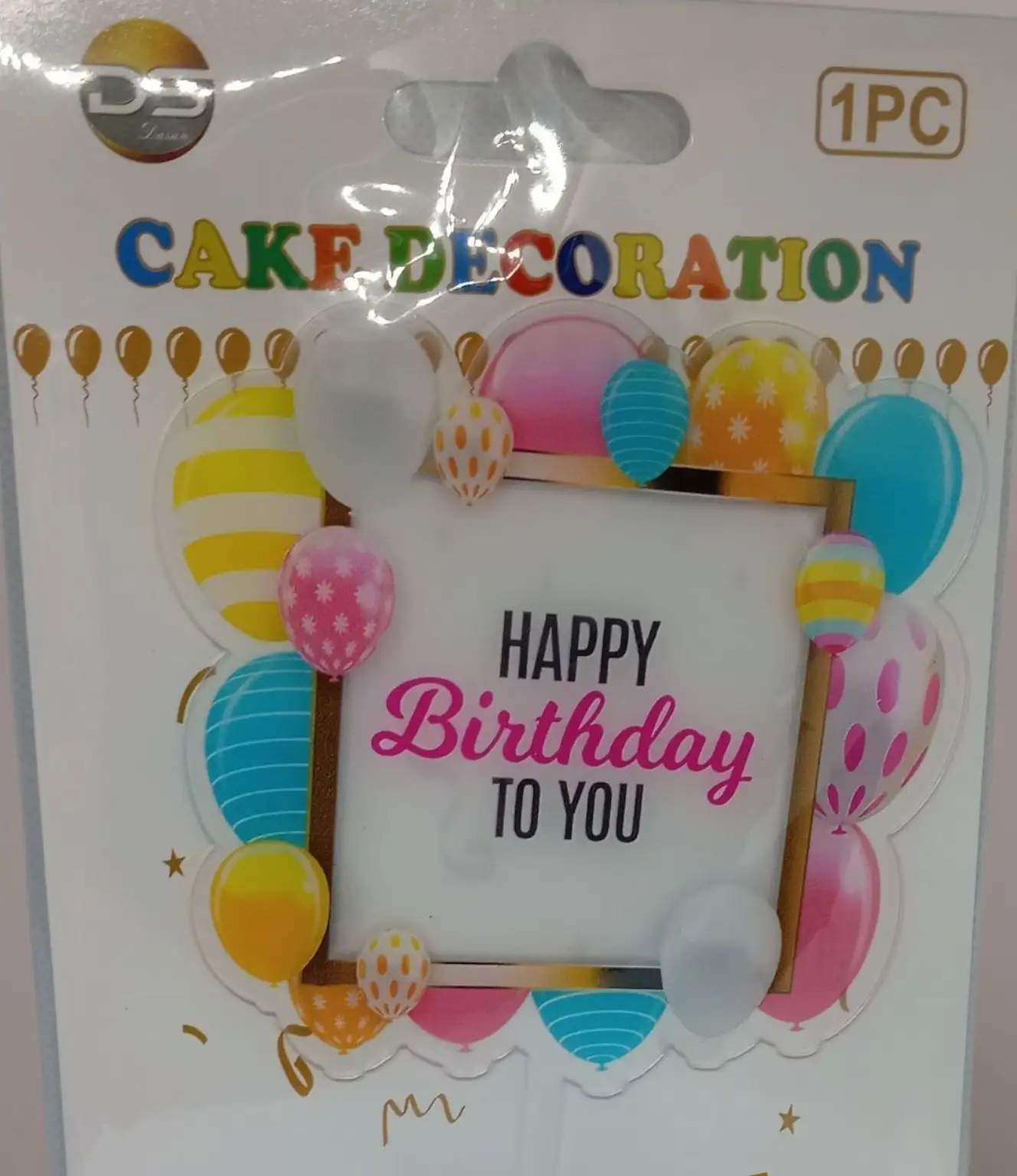 Decoración para pastel de cumpleaños 