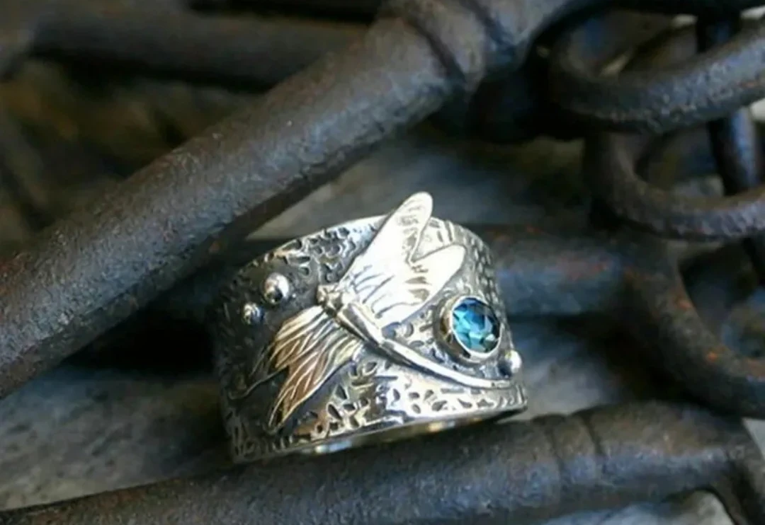 Anillo libelula 