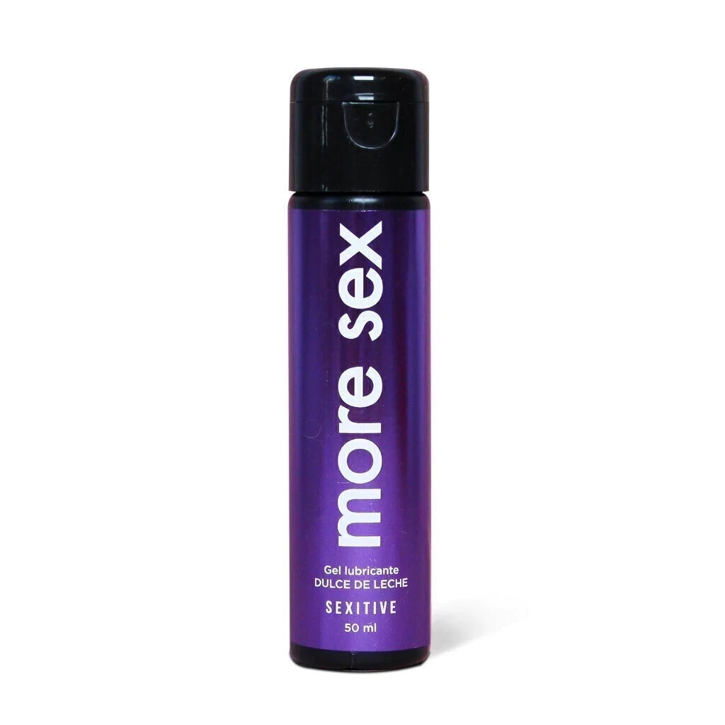  Gel Lubricante Íntimo saborizado More Sex - Dulce de Leche