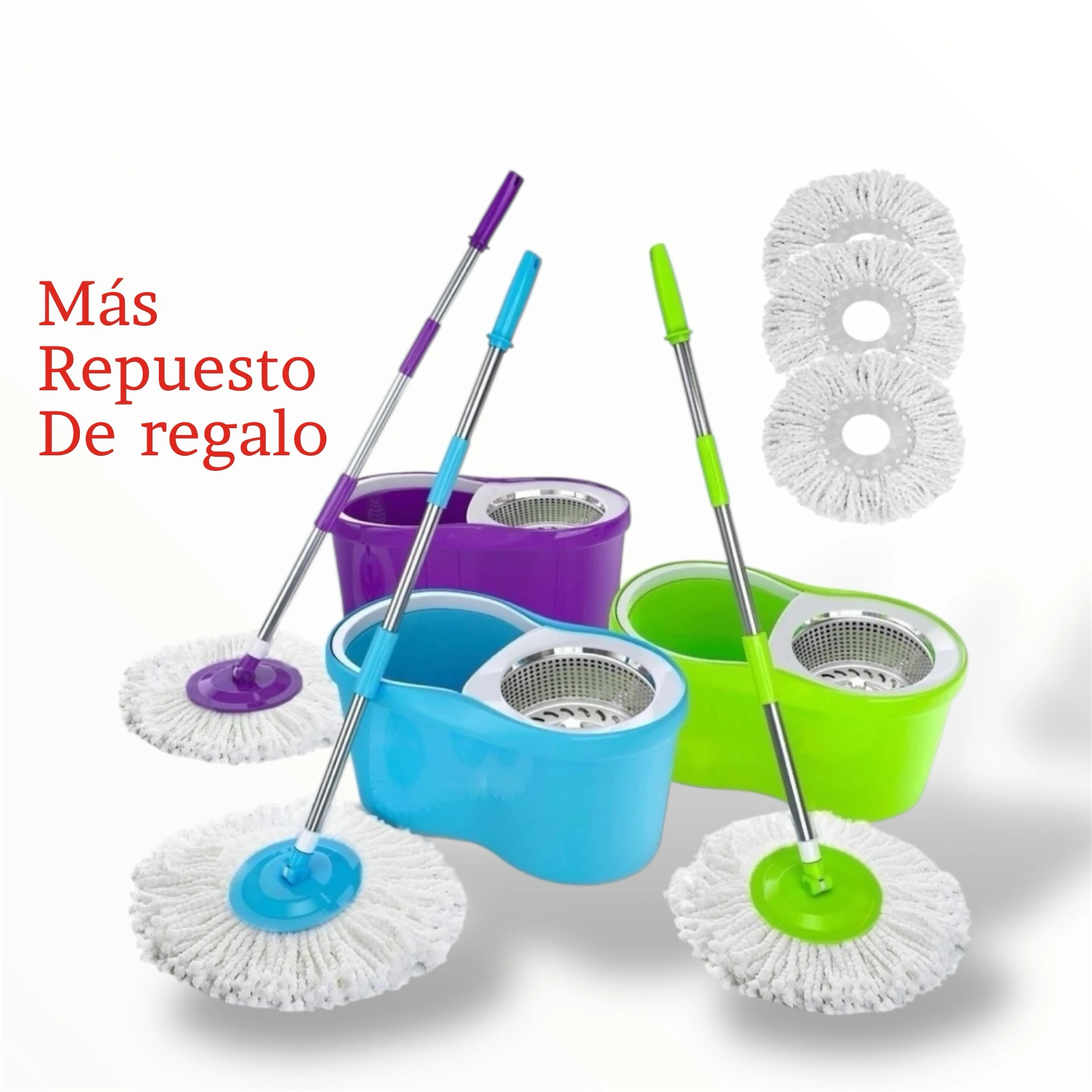 BALDE MOPA + REPUESTO REGALO