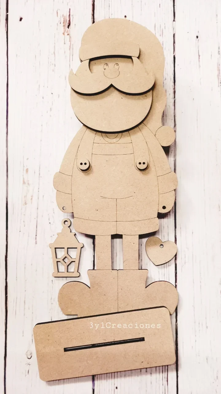 NOEL CON FAROL 25 CM 2