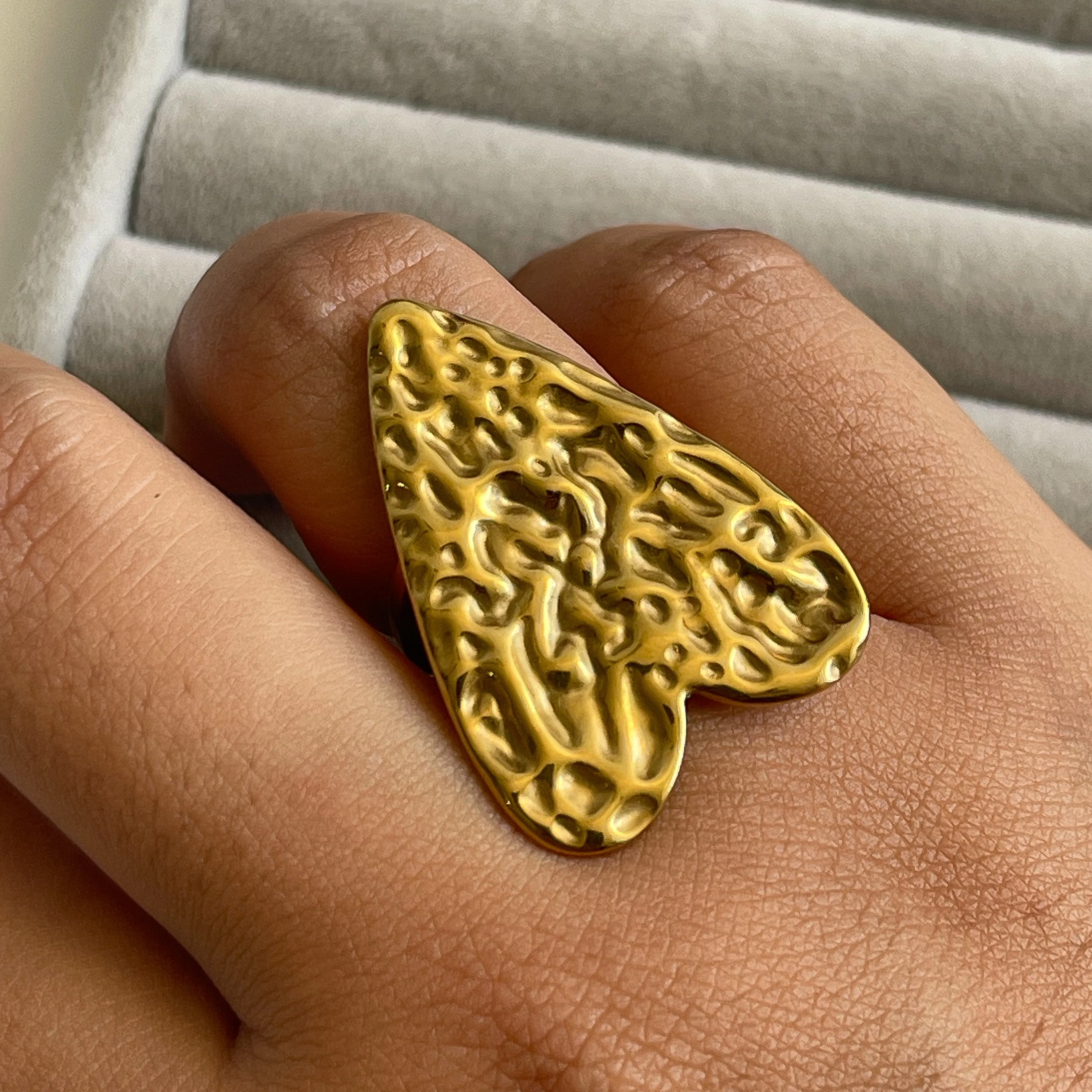 Anillo corazon