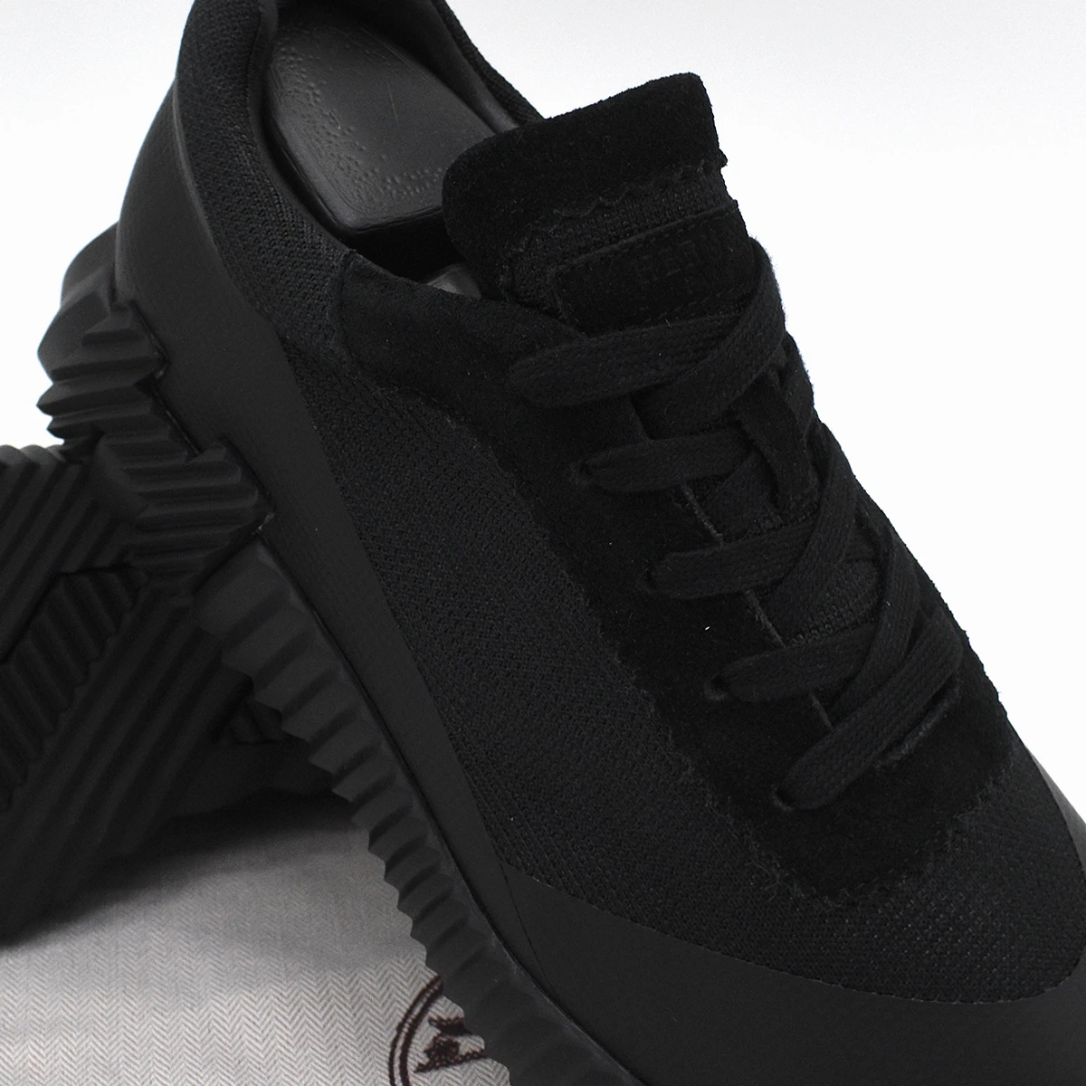 HERMES Casual Shoes Men Low-Top Black 4
