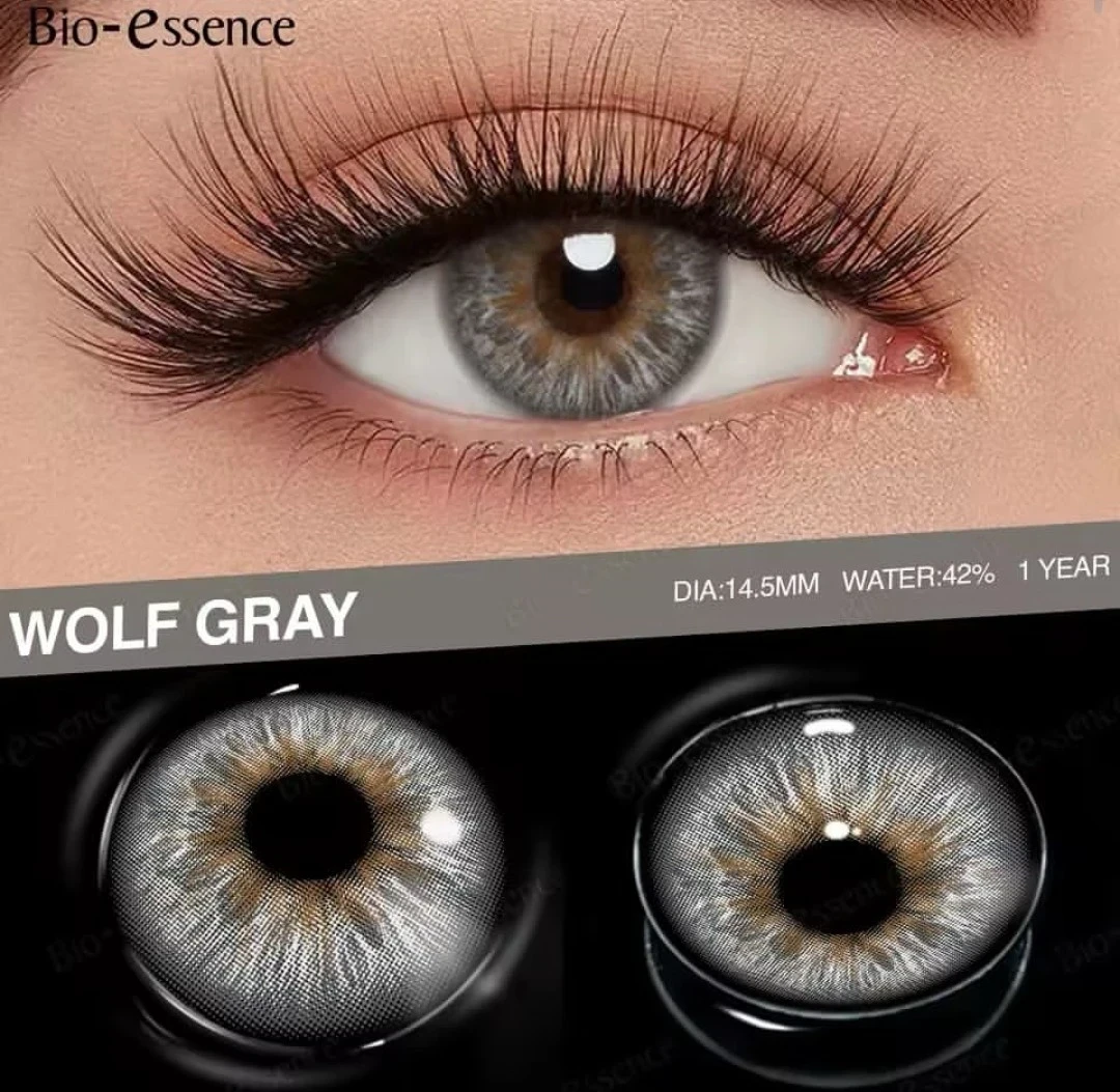 Lentes de contacto - Referencia: WOLF GRAY 8