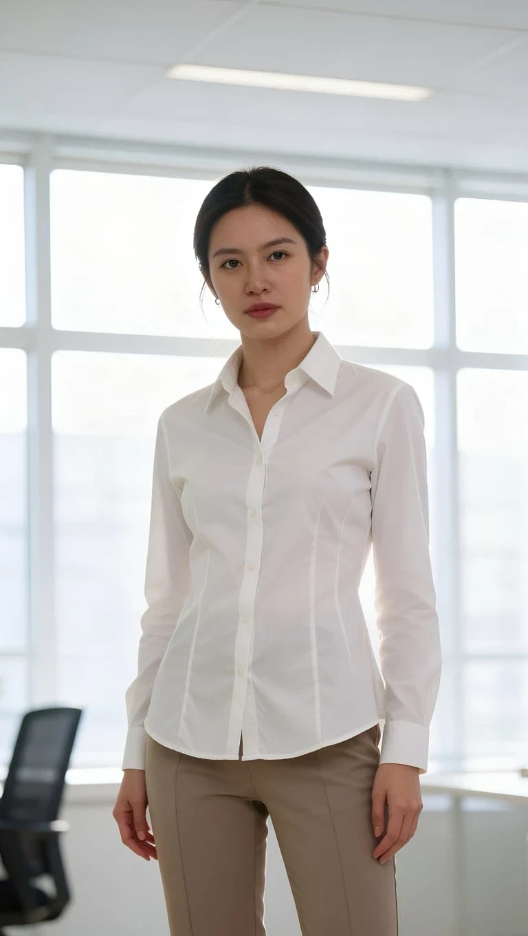 CAMISAS POPLIN CON PINZAS 