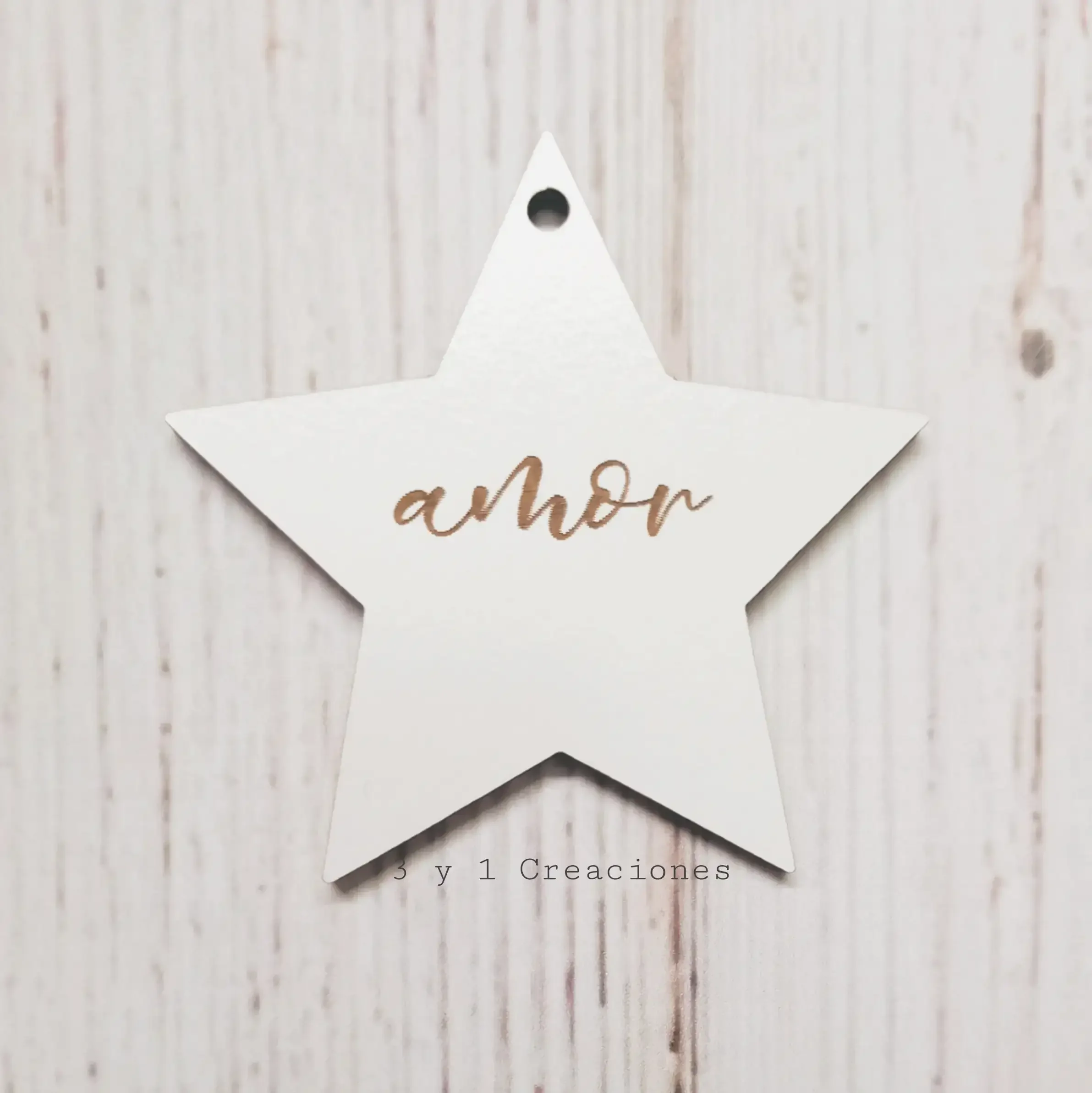 ESTRELLA GRABADA AMOR