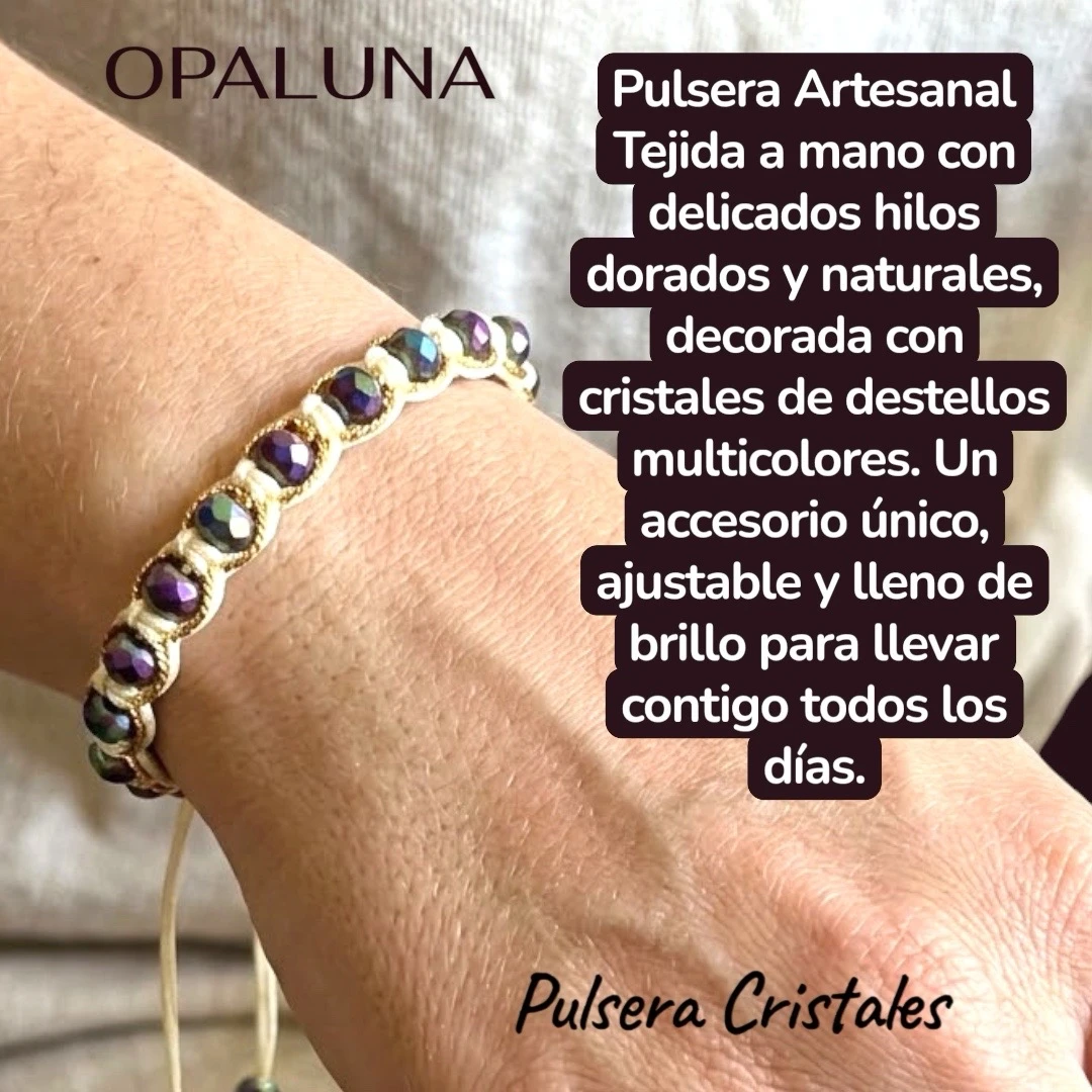 Pulsera con Cristales 