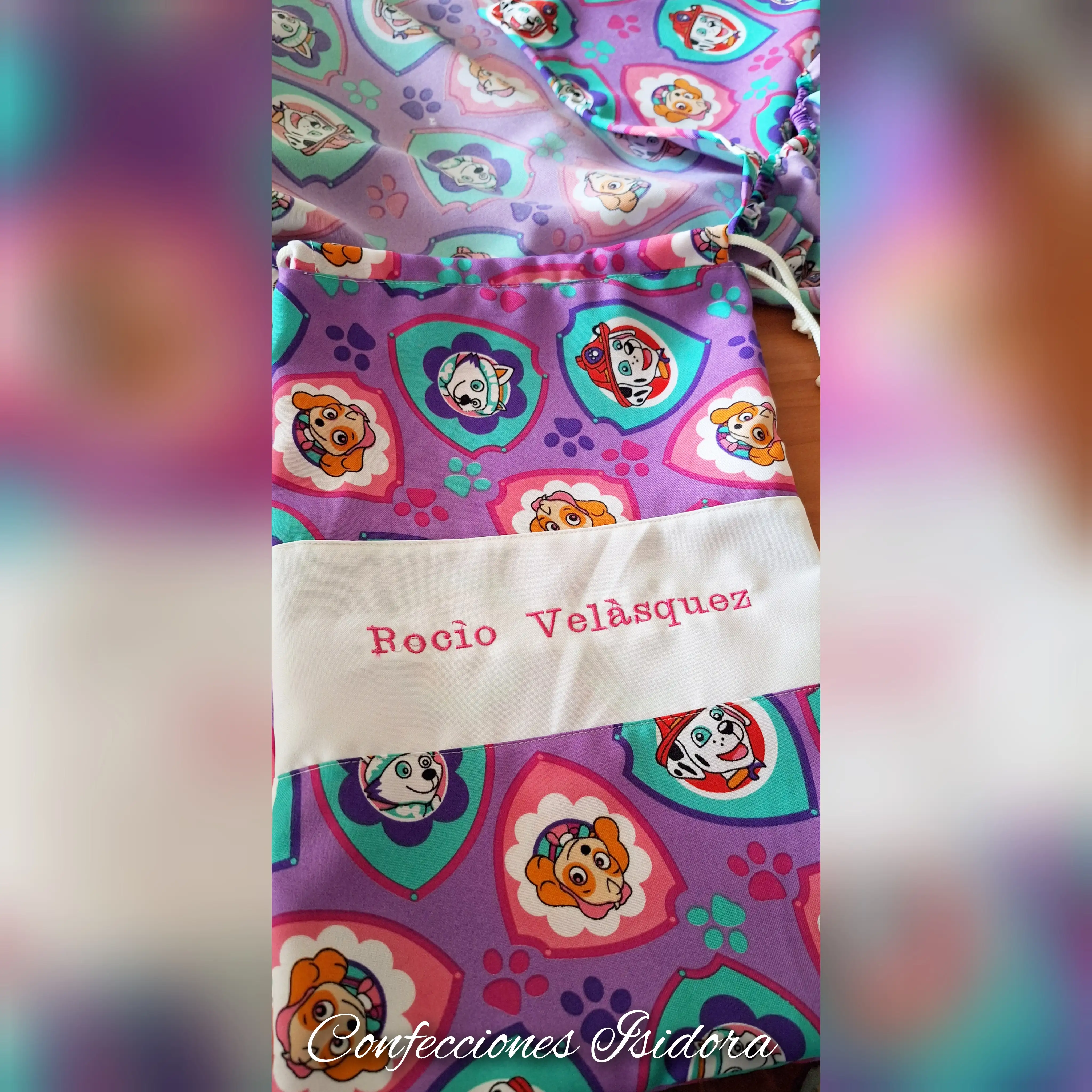 Juego de sábanas paw patrol 