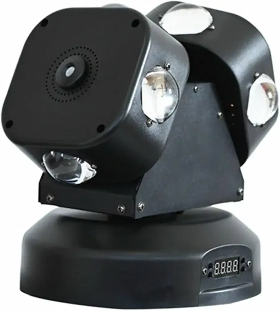 Marca: PROHEL Luces de escenario Luz de cabeza móvil RG LED 12 Cabeza móvil de doble brazo RGBW 4IN1 Luz de escenario de haz a todo color for discoteca Wedding Bar KTV Party para iluminación de escenario de fiesta 3
