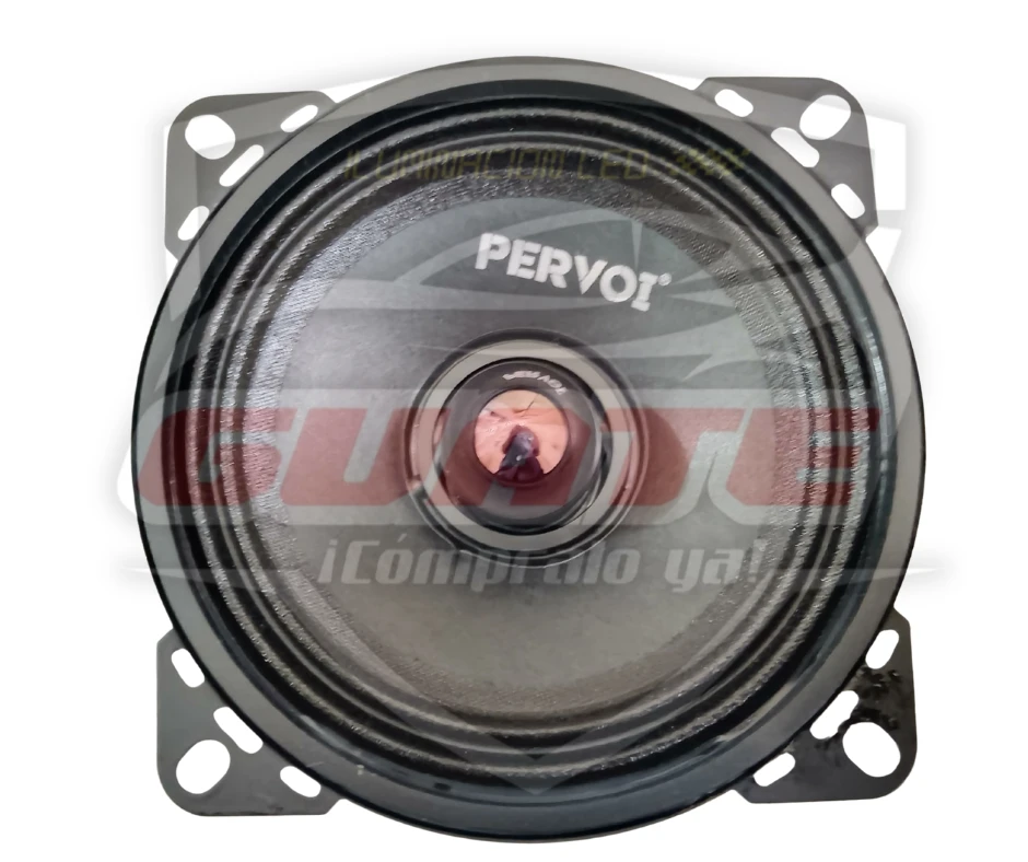 PAR BOCINAS REDONDAS 4” PULGADAS PERVOI  2