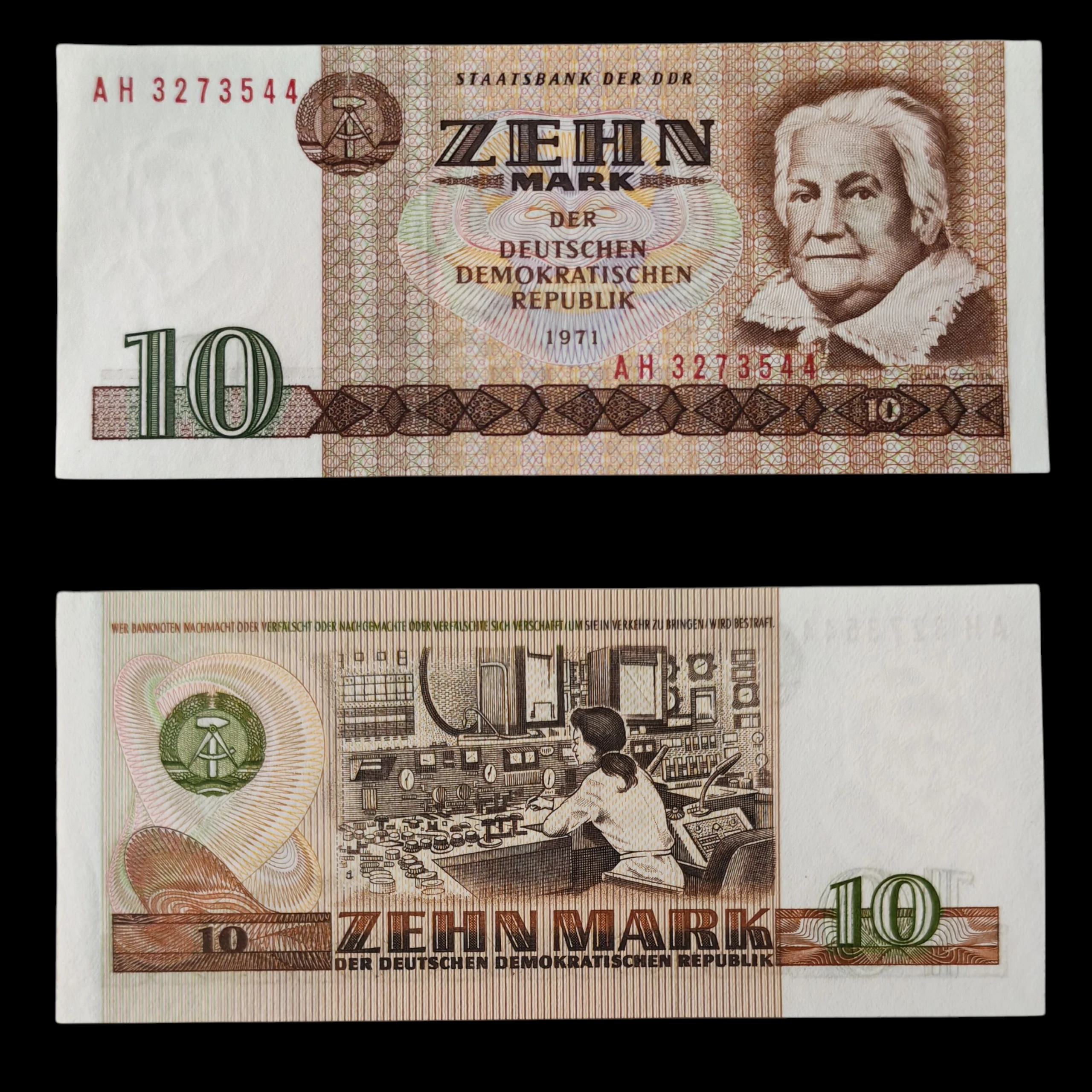 ° Alemania Democrática 10 Marcos UNC