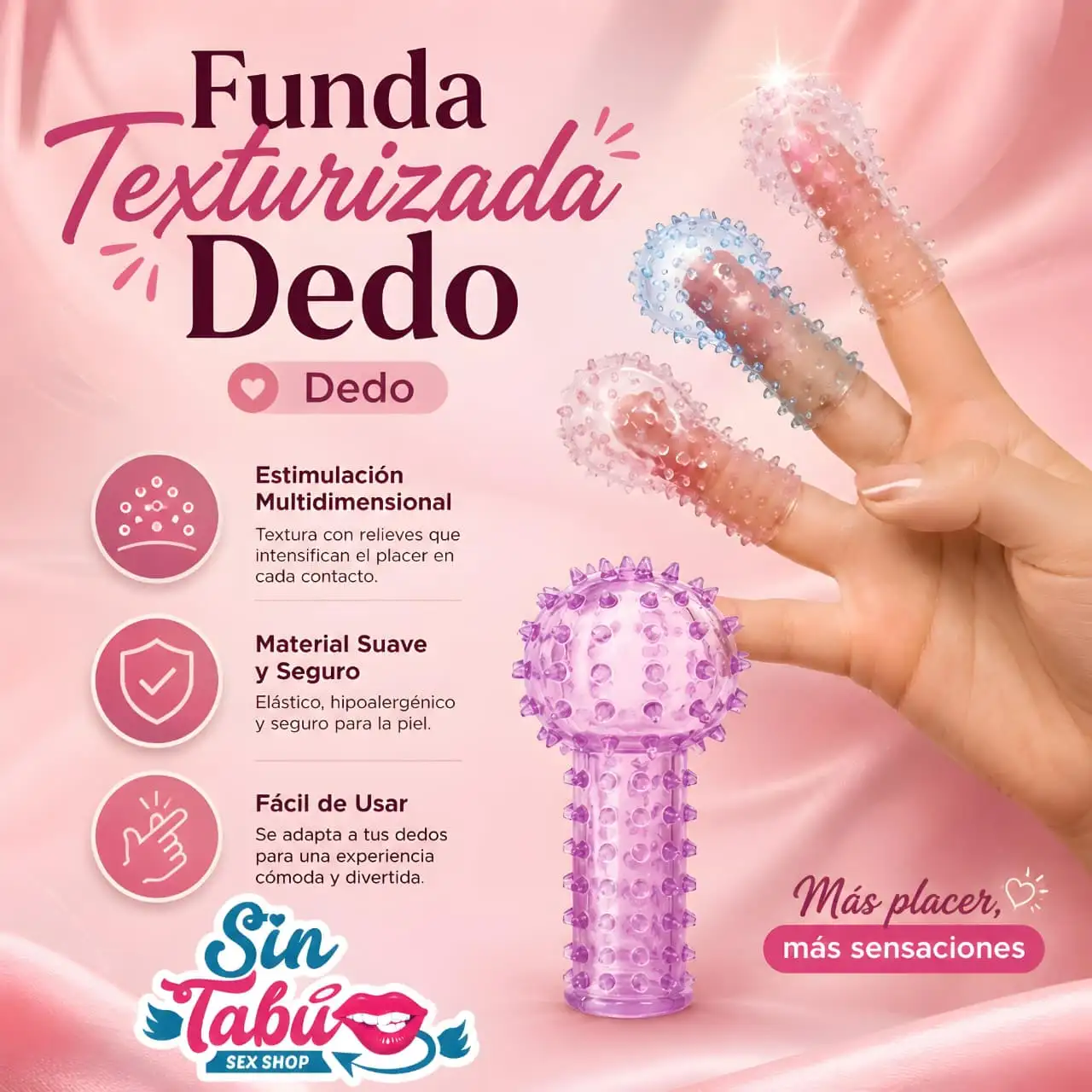 FUNDA TEXTURIZADA DEDO
