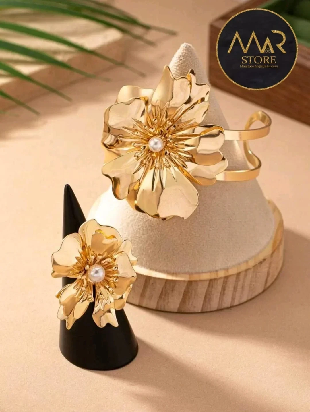 Set de lujo color oro en hierro 