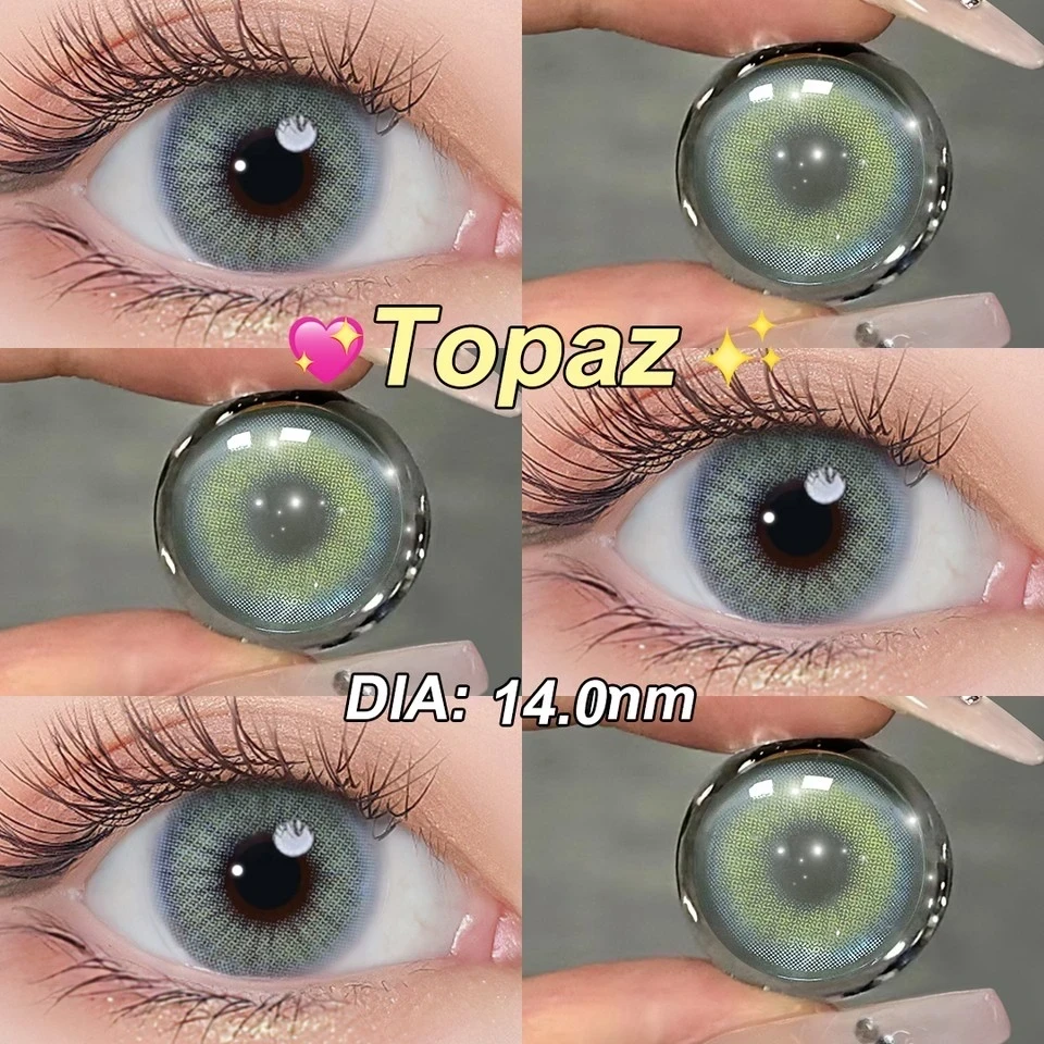 Lentes de contacto - Referencia: QUEEN / TOPAZ - Sin Bordes  5