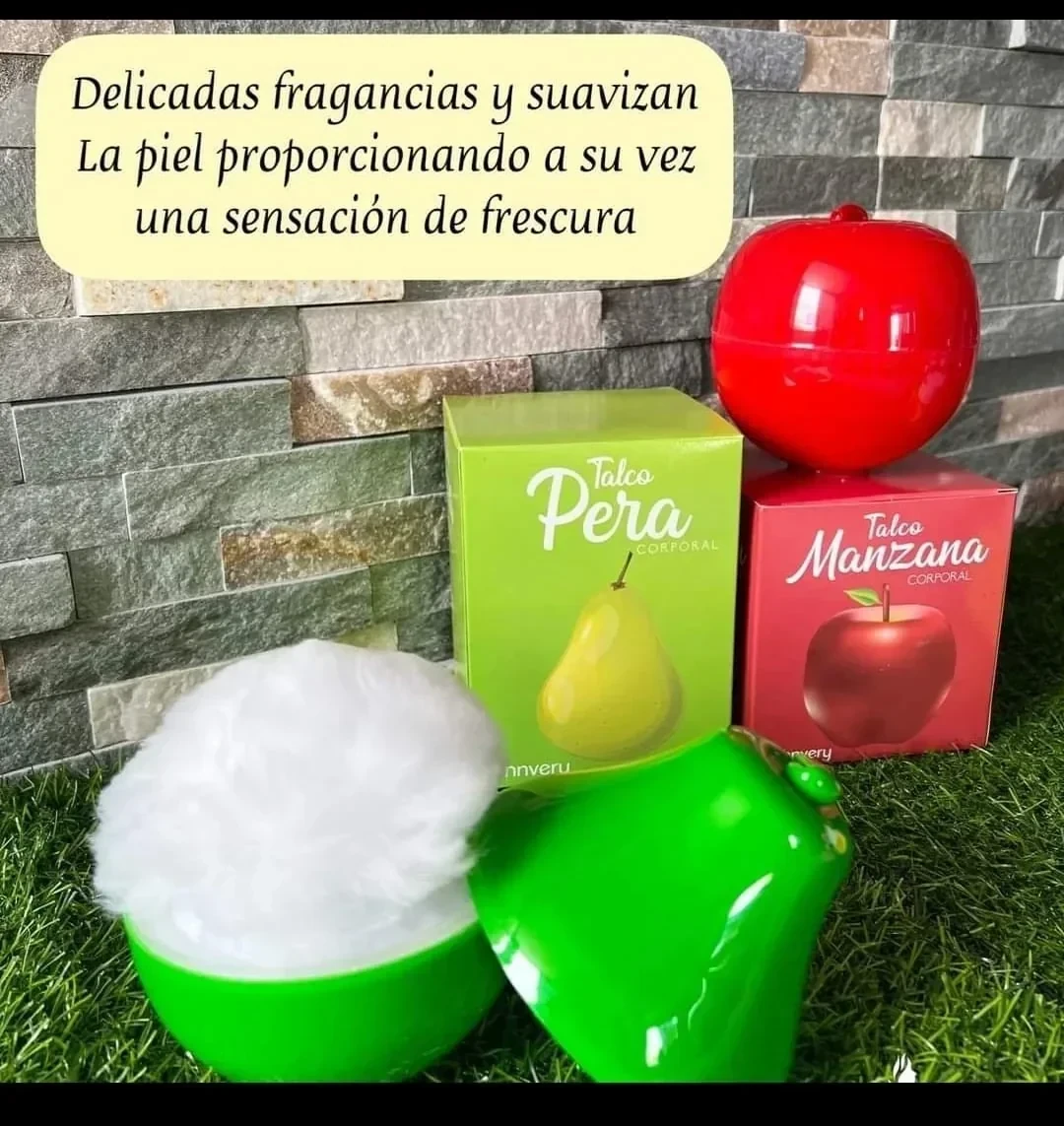 johnvery talco perfumado frutas