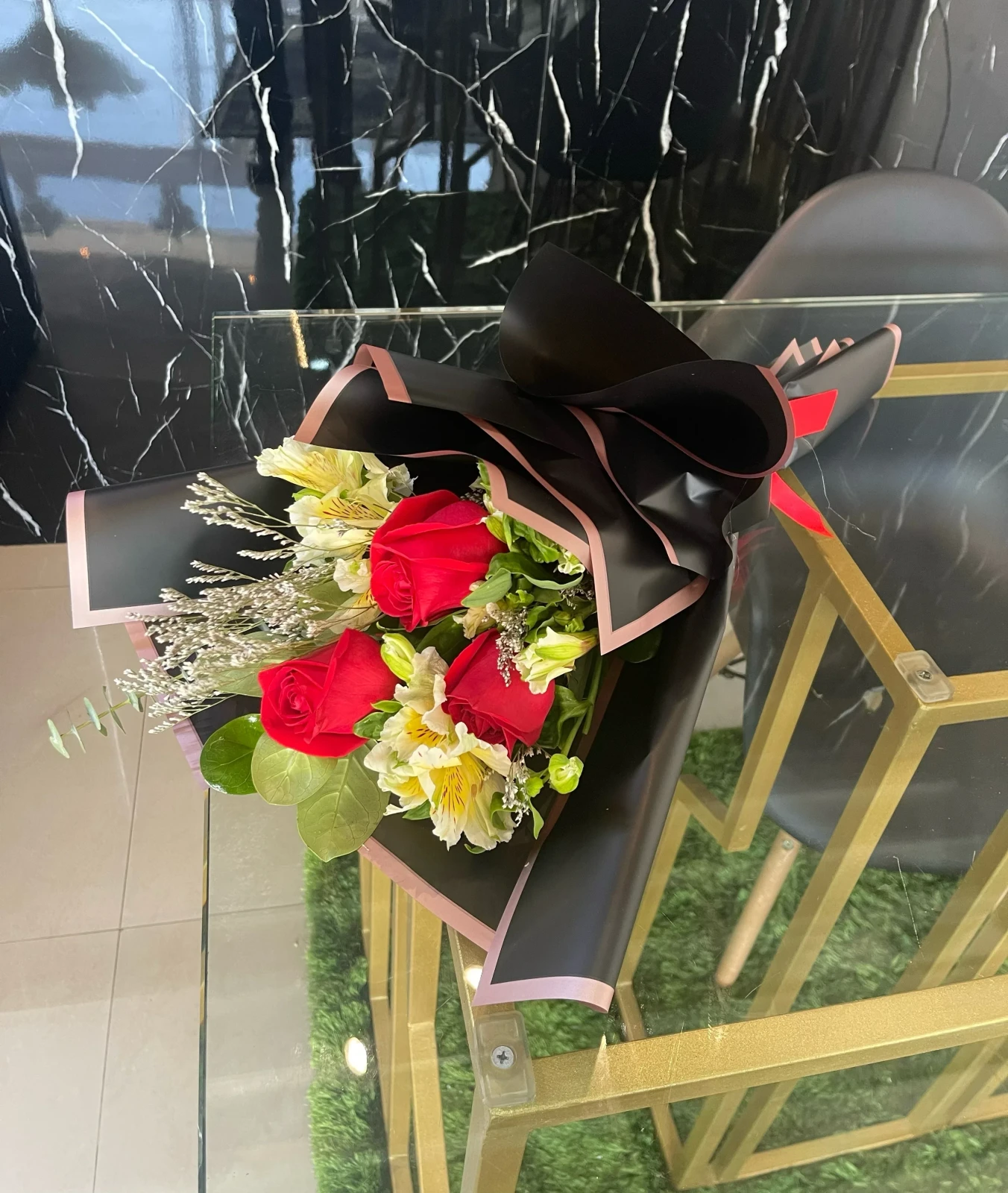 Ramillete de 3 rosas  4