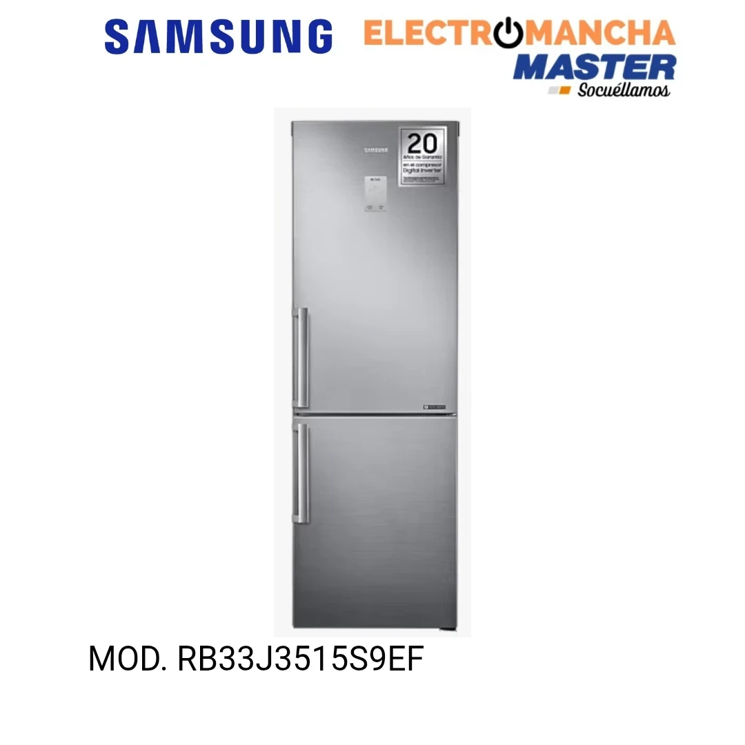 FRIGO COMBI SAMSUNG RB33J3515S9EF INOX. NF CLASE E
