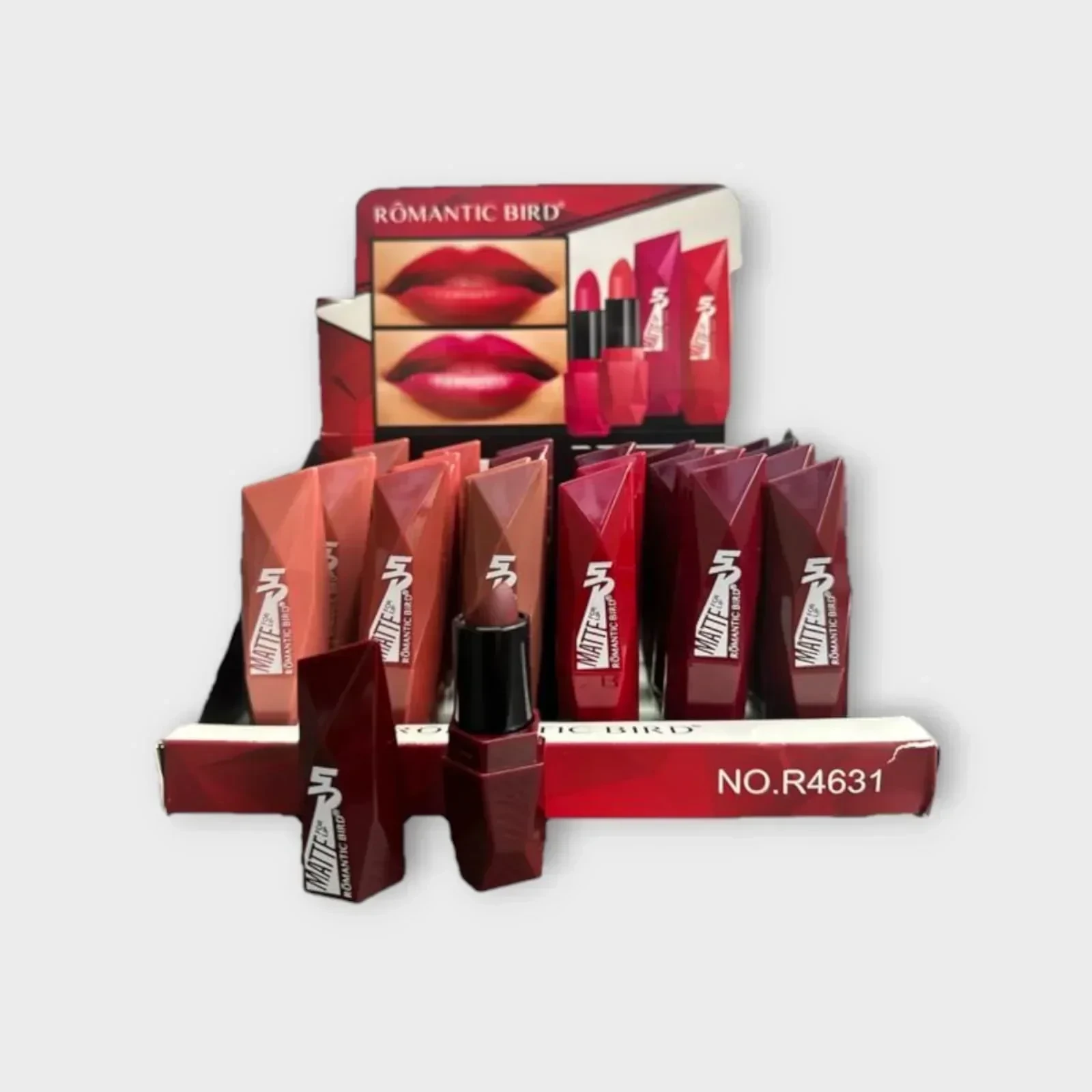 romantic bird labial mate en barra r4631