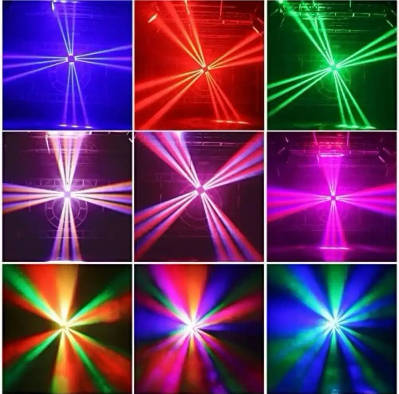Fodexazy - Luz De Cabeza Móvil, Luces De Dj 12 Led 150 W Rgb 6