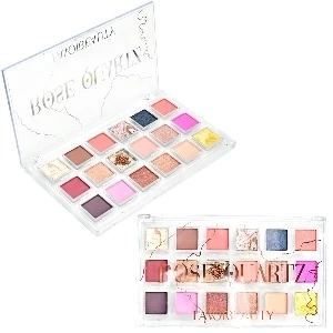 PALETA DE SOMBRAS FAVOR BEAUTY 18 COLORES ROSE QUARTZ
