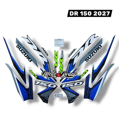 DR 150 Calcomanias 2027 Azul