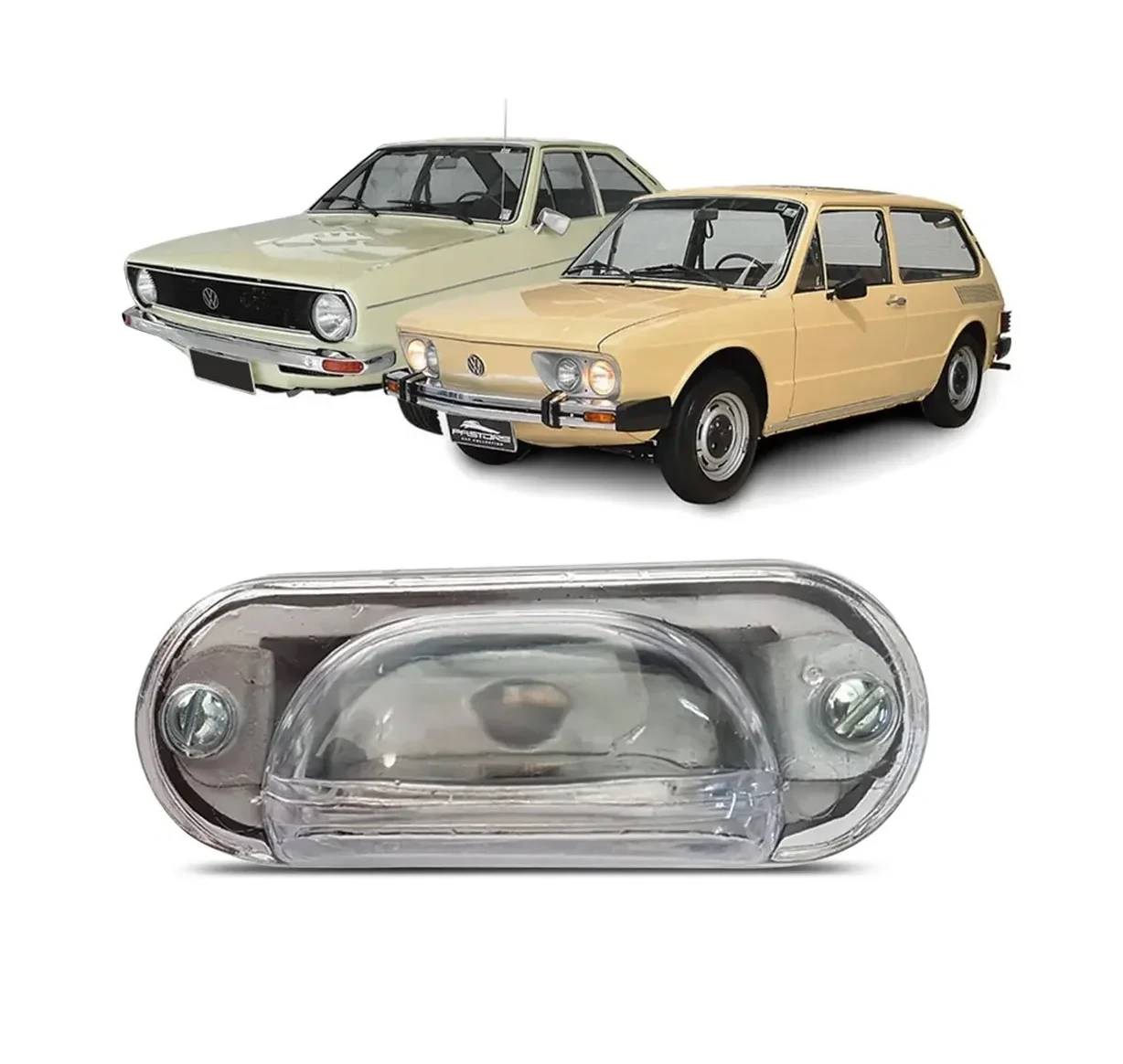 Linterna de luz de placa Brasilia / Variant / Passat 