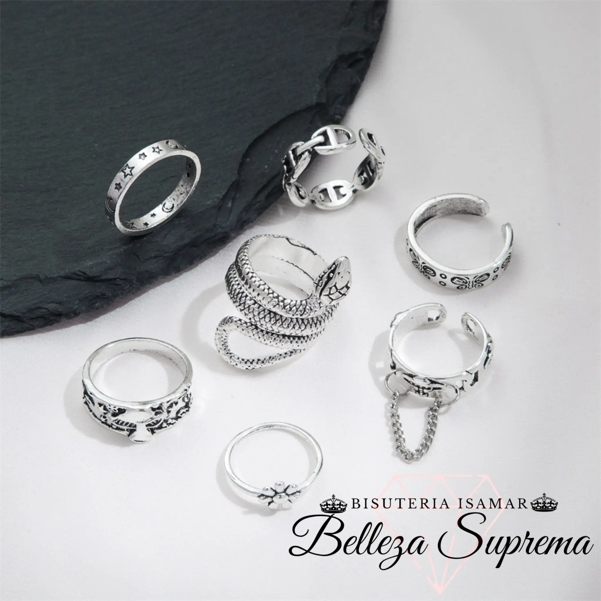 SET DE 7 ANILLOS  3