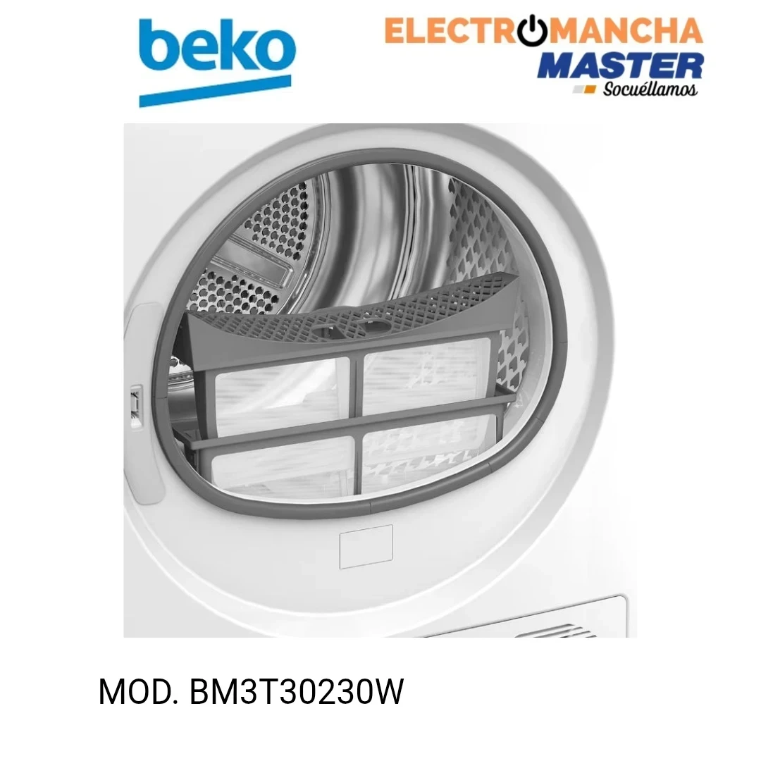 SECADORA BEKO BM3T30230W 10 KG. BOMBA DE CALOR  4