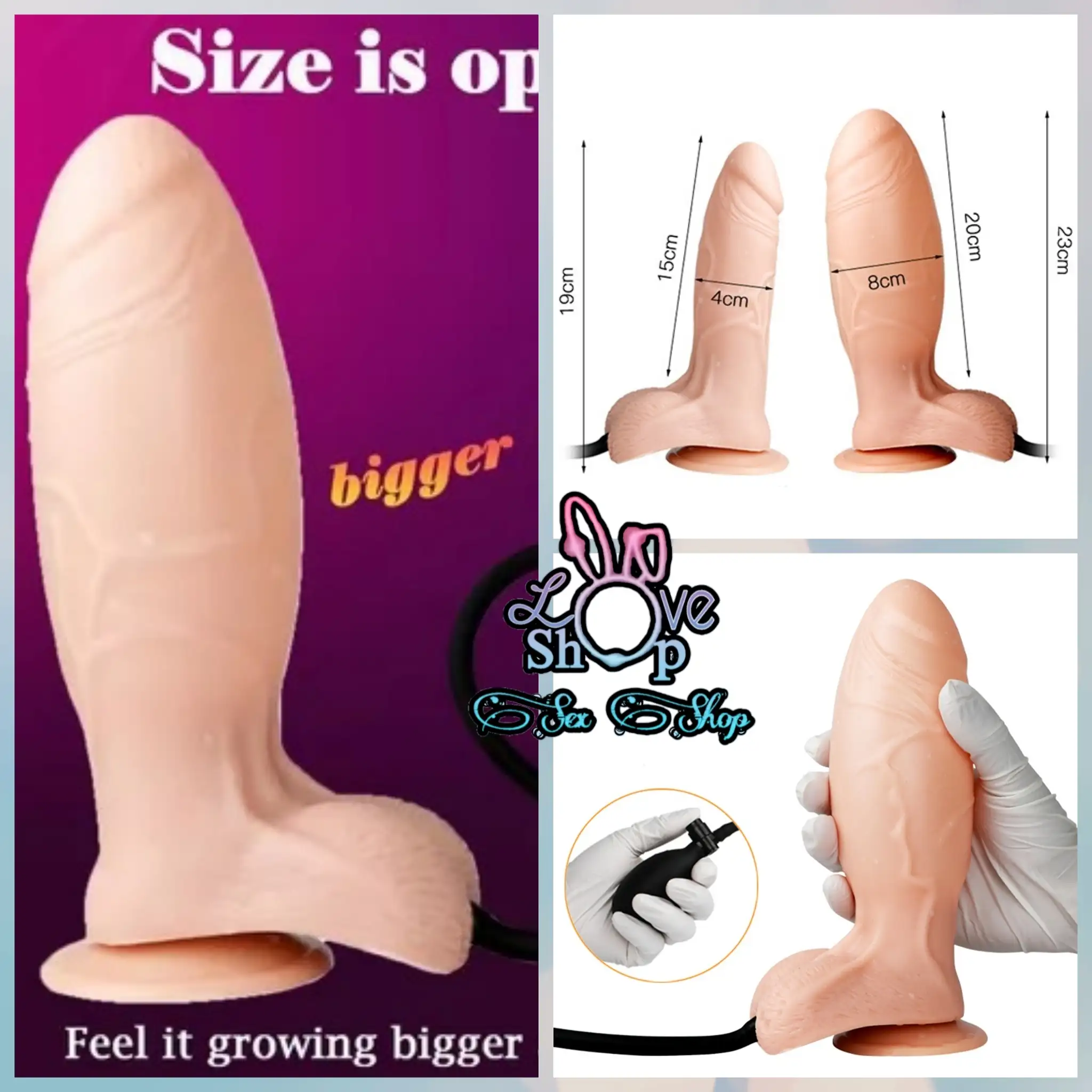 Dildo inflable