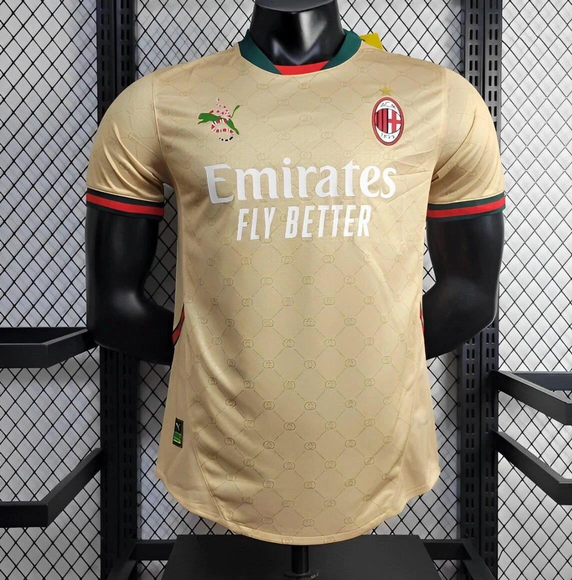 CAMISETA IMPORTADA VERSION JUGADOR DE AC MILAN 