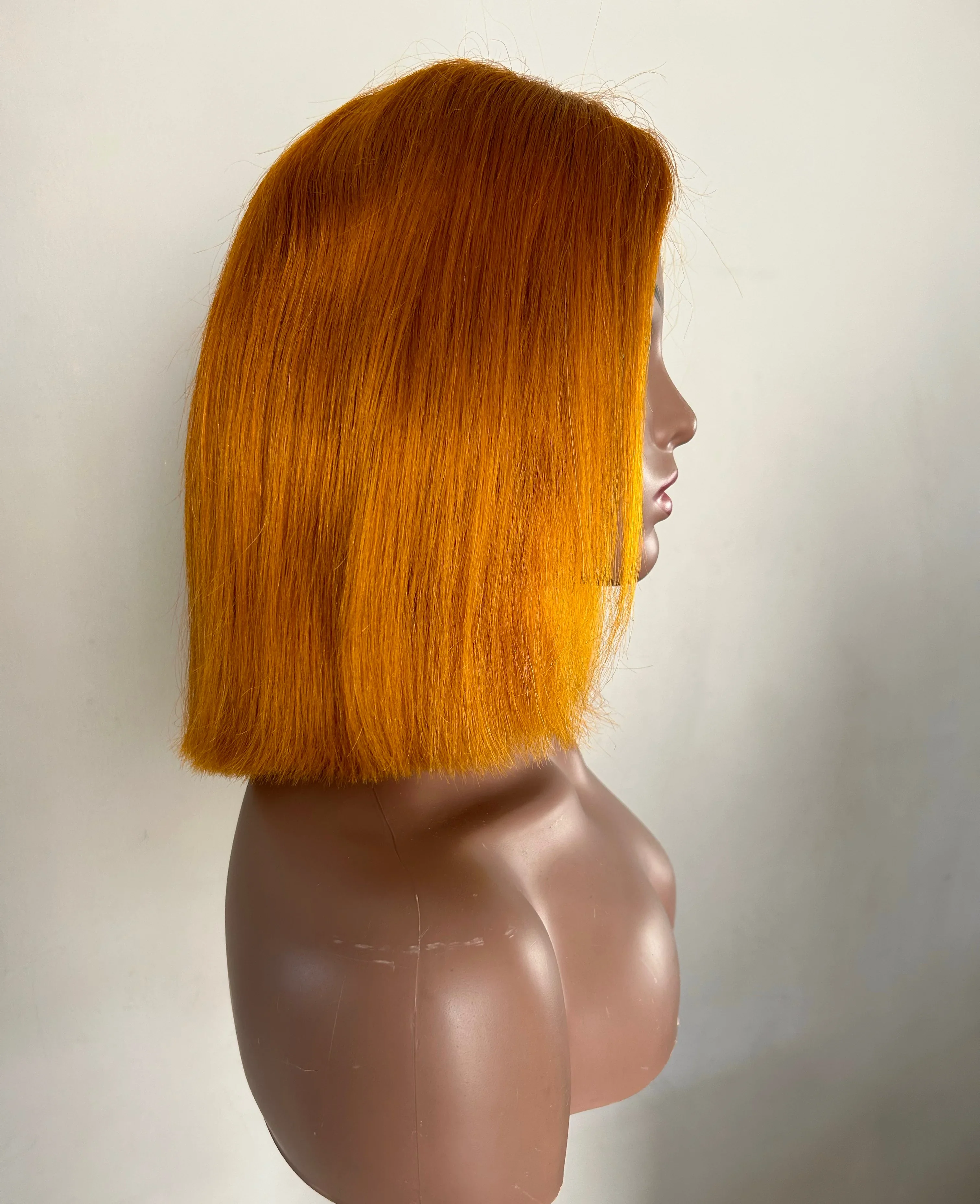 Peluca cobriza naranja 12” 2