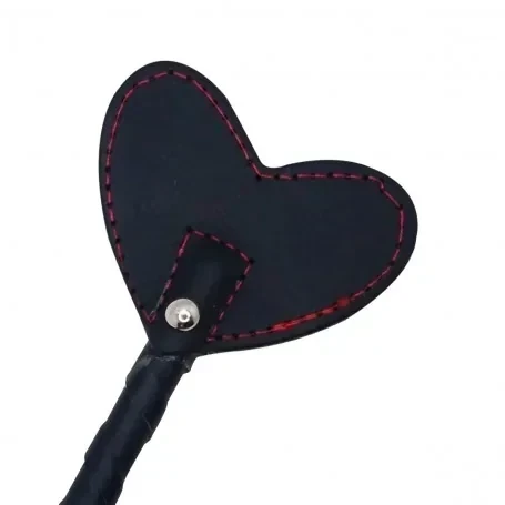 Fusta Mini Corazón Azotadora Cuero