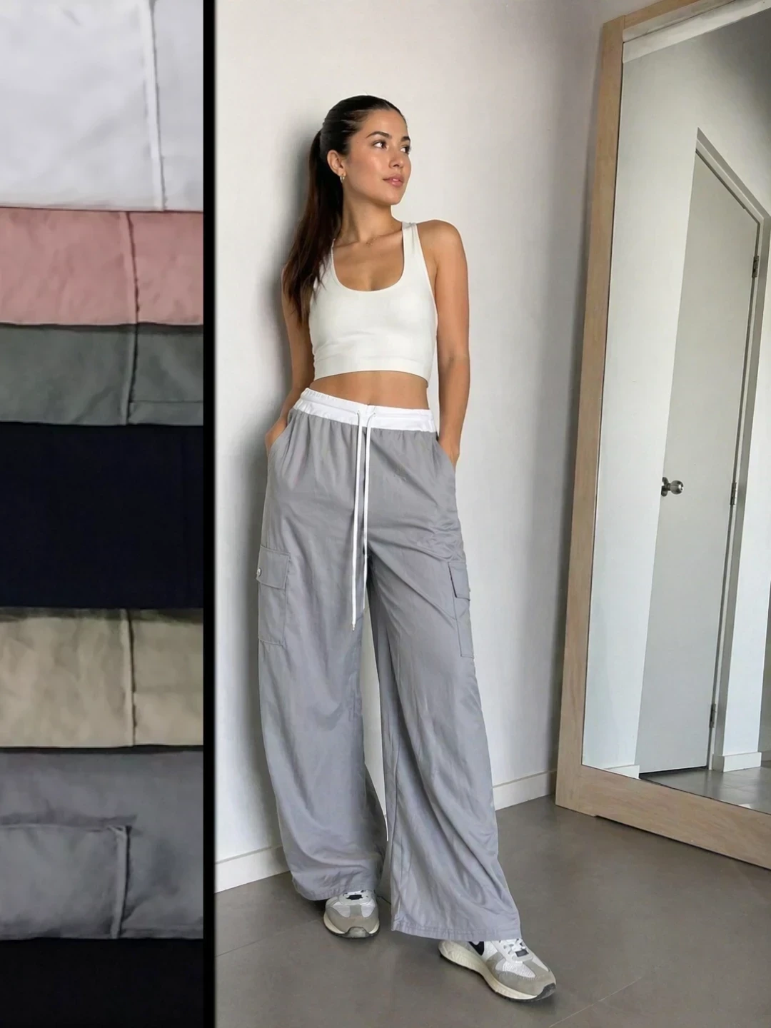 Pantalón Cargo Deportivo Rompeviento