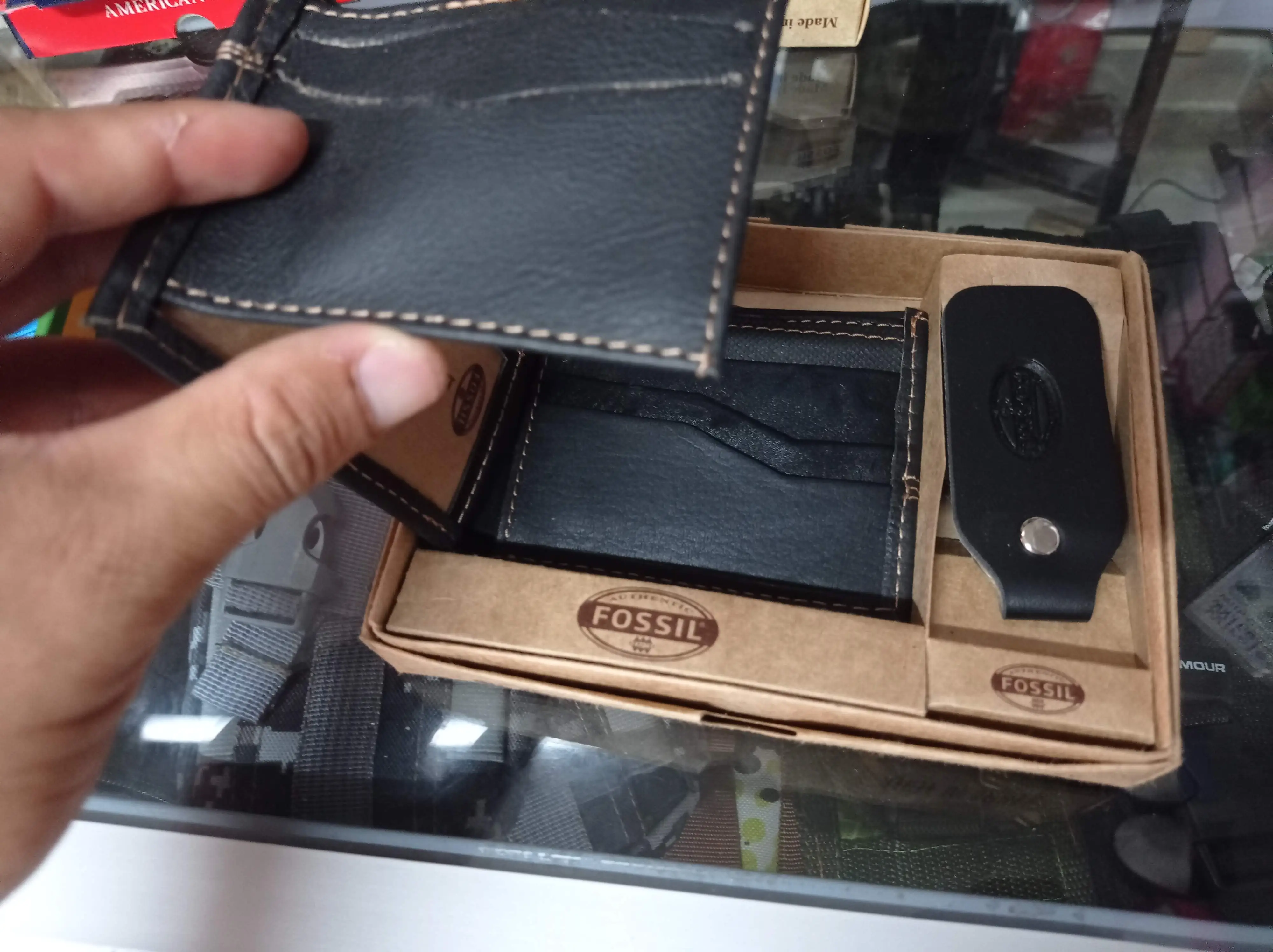 Billetera + llavero