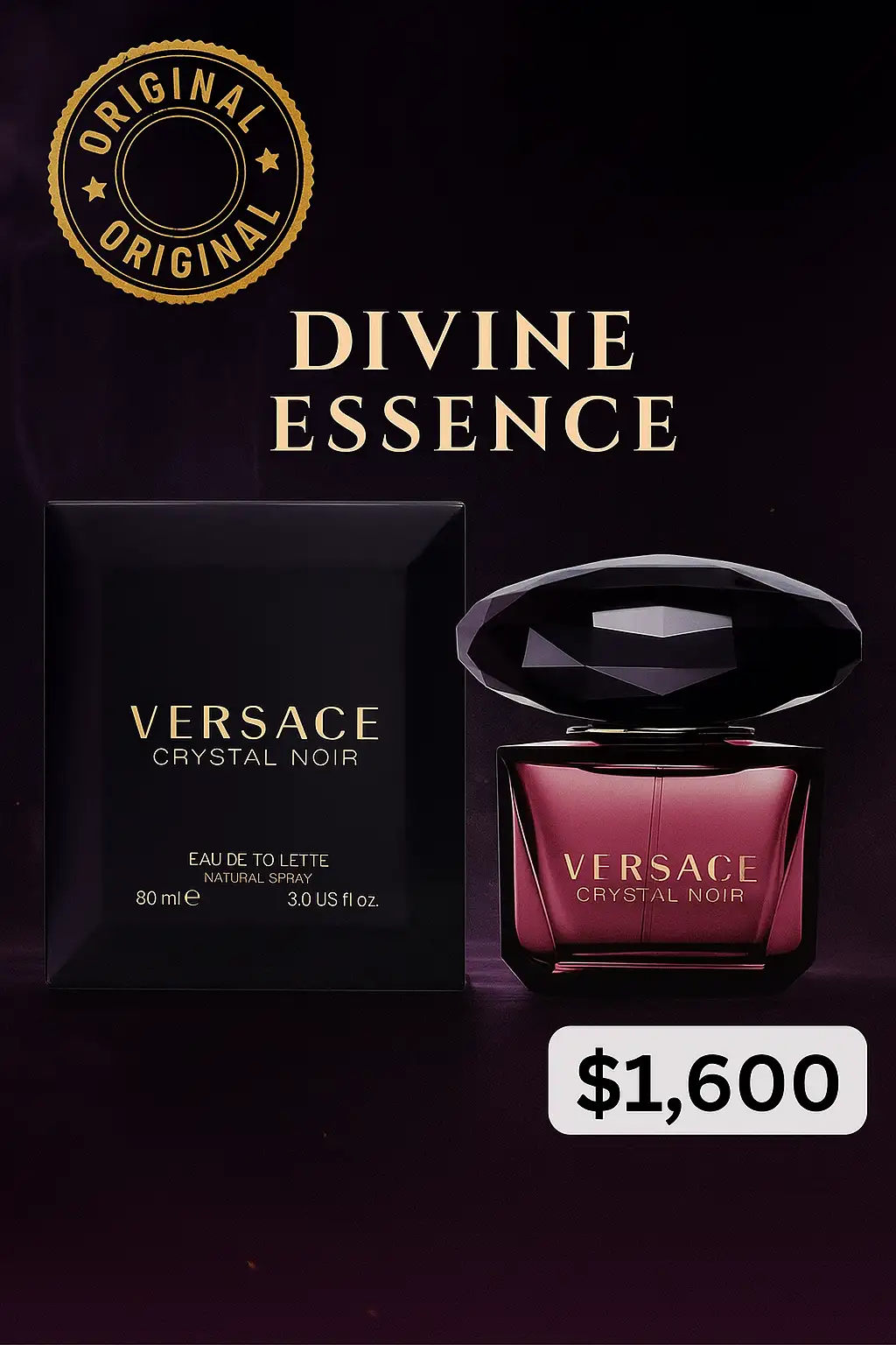 Crystal Noir EDT - Versace