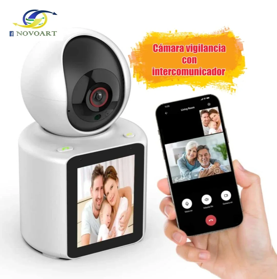 Camara vigilancia con intercomunicador 