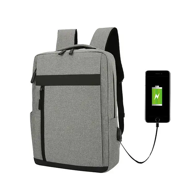 Mochila juvenil con puerto USB diseño ergonómico 