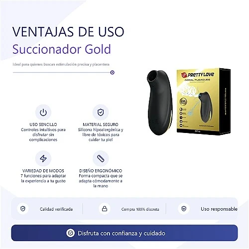 Succionador Gold Royal Pleasure 3