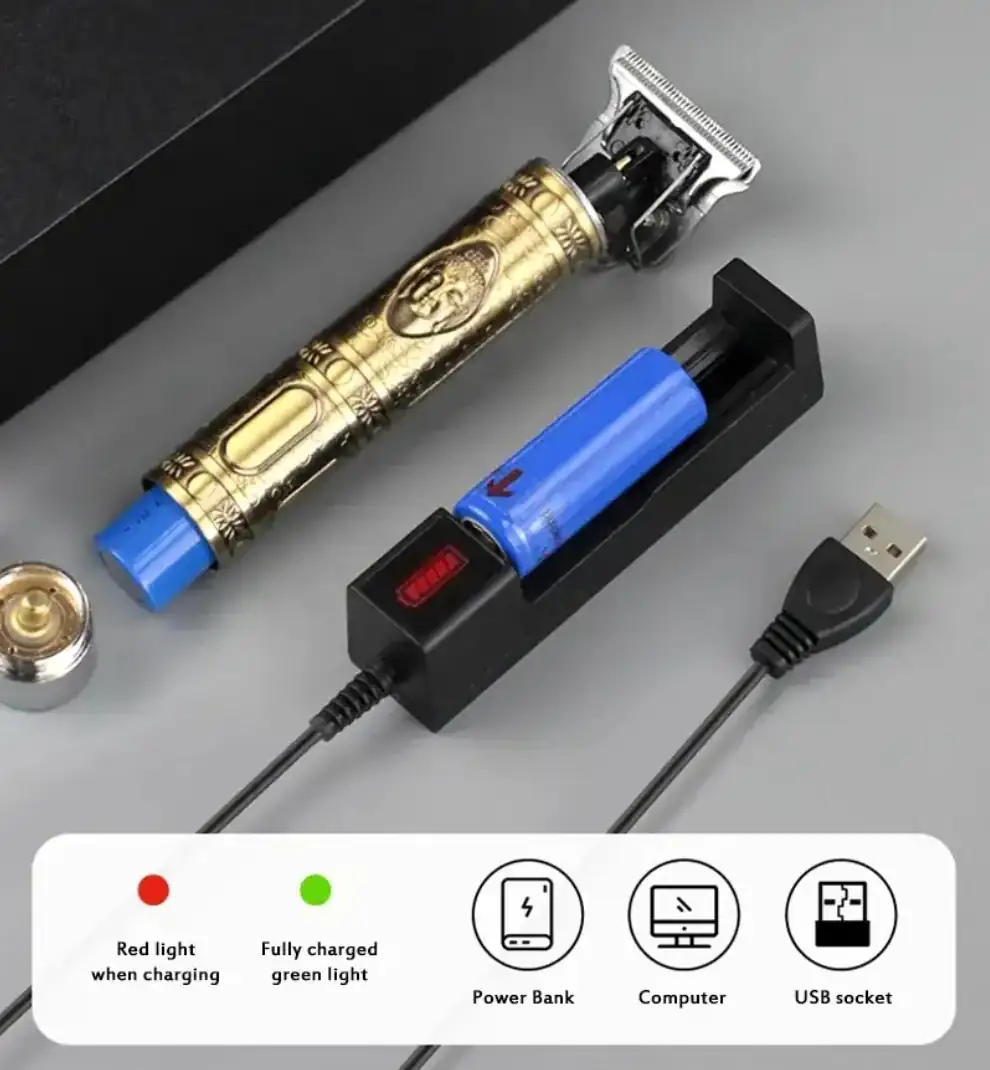 Máquina cortadora de pelo recargable  2