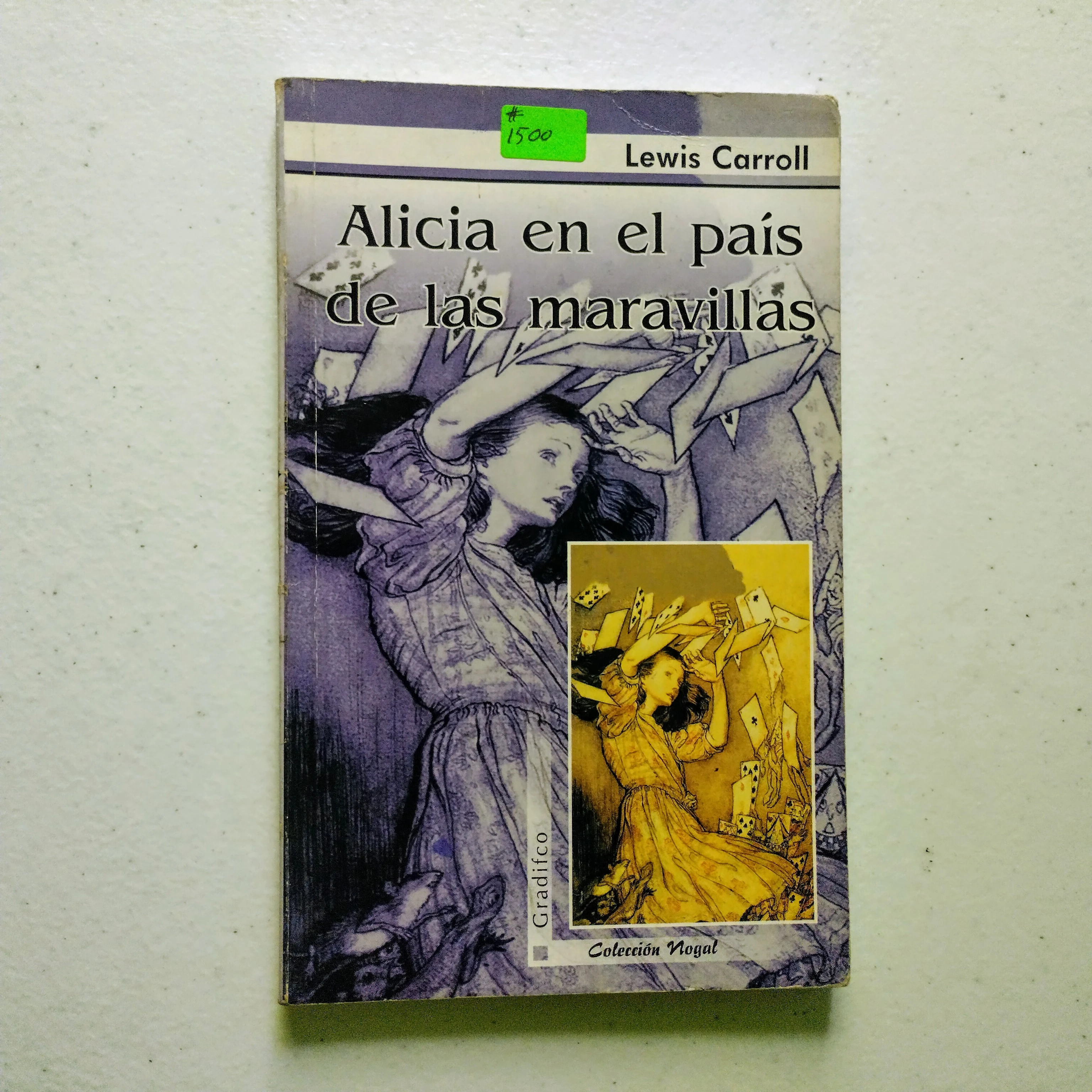 Alicia en el país de las maravillas, Lewis Carroll, usado