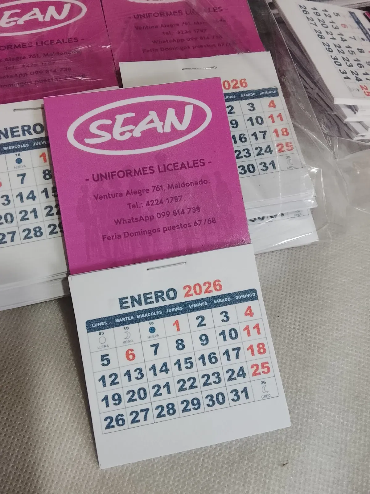 Calendario imán con libreta pack por 200 unidades  3