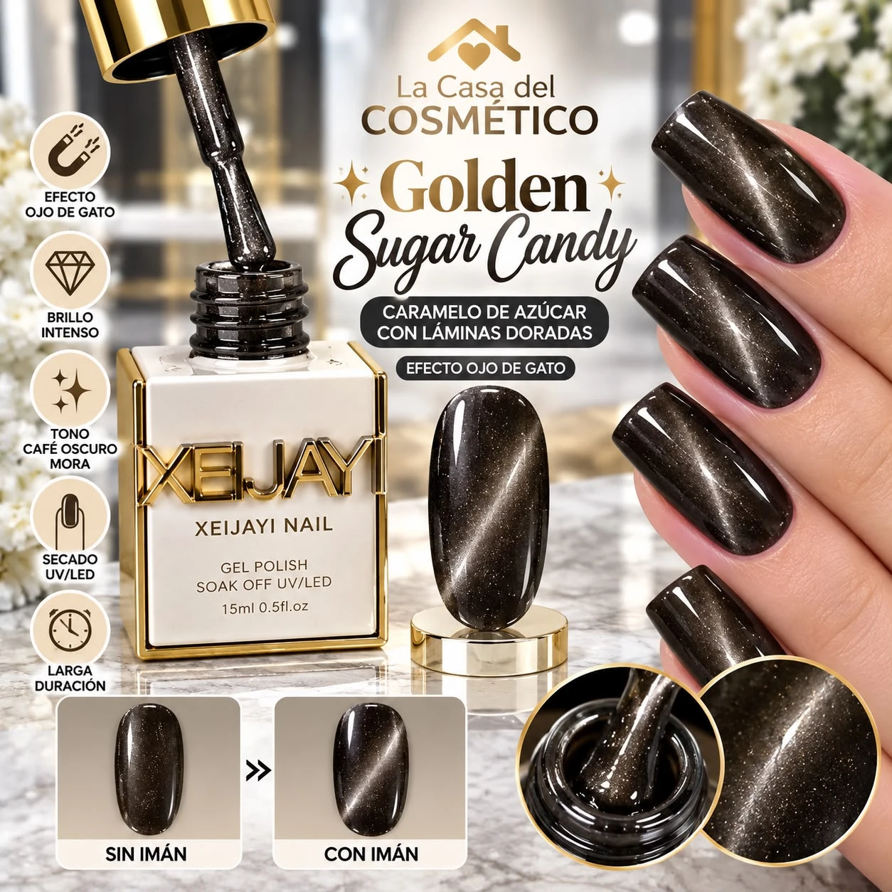 xeijayi esmalte semi efecto ojo de gato caramelo de azucar cafe gris.jfif