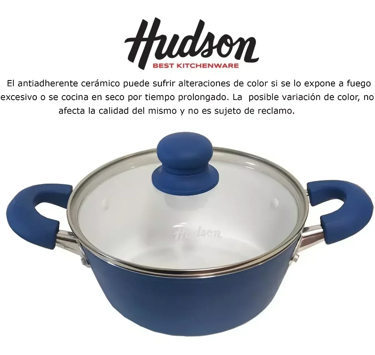 Cacerola Cerámica AC23G  24cm  Inducción Alum. Forjado Hudson Silmar